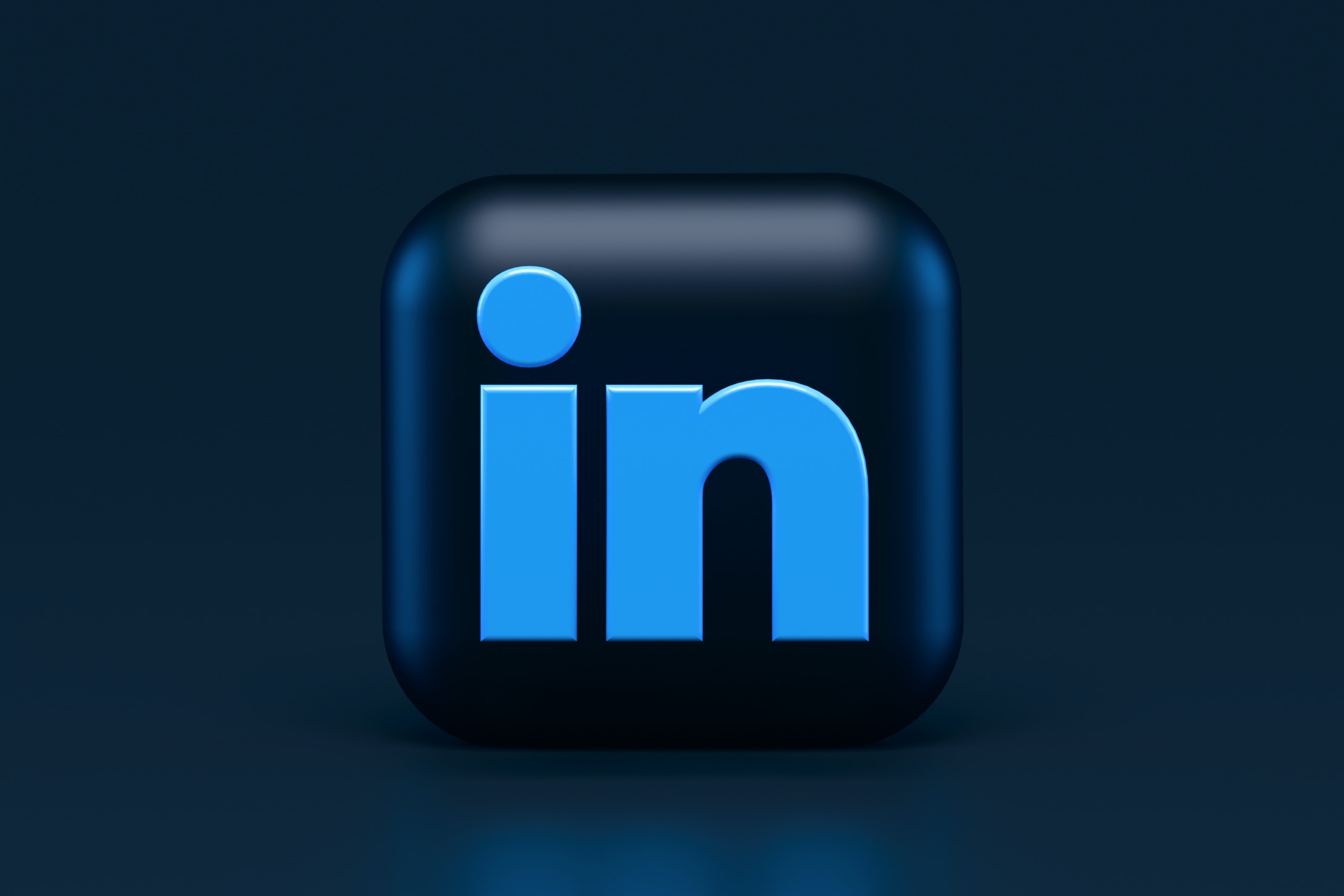 LinkedIn Logo 3d